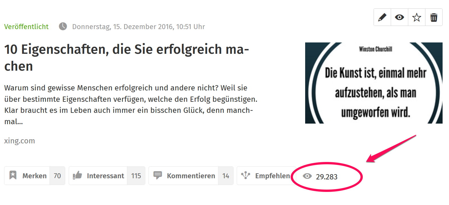 Read more about the article Erfolgreichster Social Media Beitrag