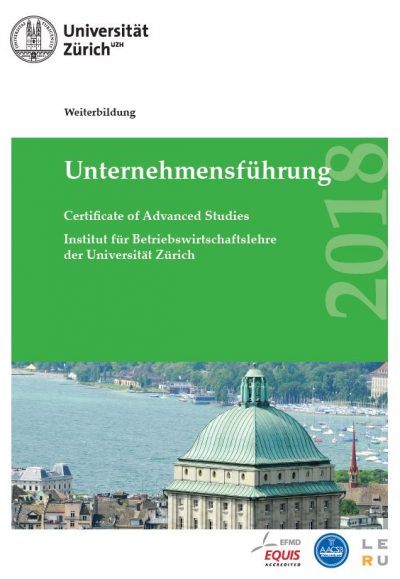 Read more about the article CAS in Unternehmensführung